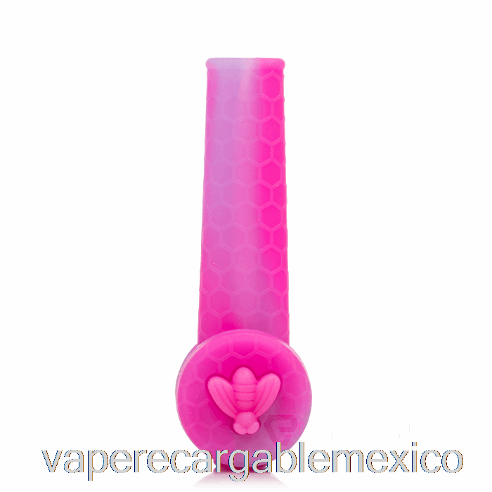 Vape Recargable Stratus Trio Pipa De Silicona Chicle (magenta / Morado)
